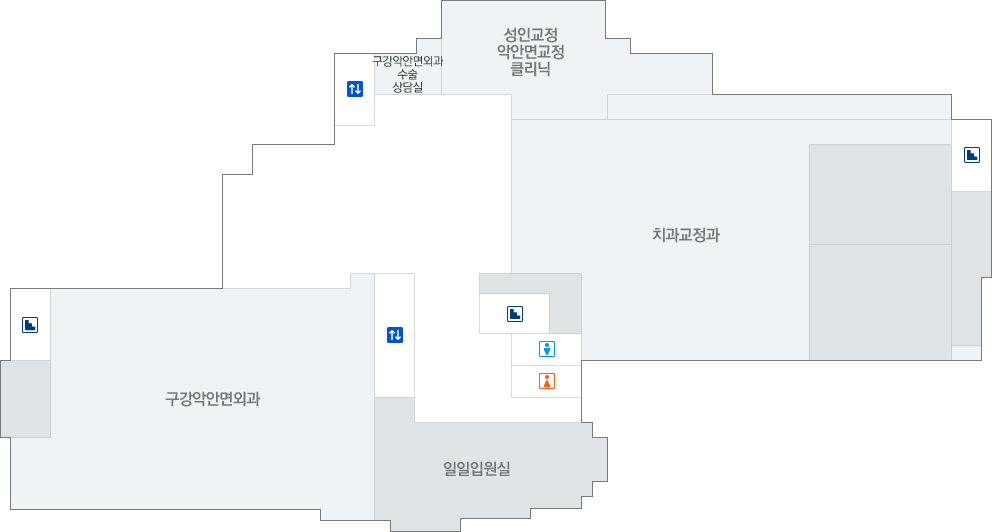 악안면교정클리닉 약도