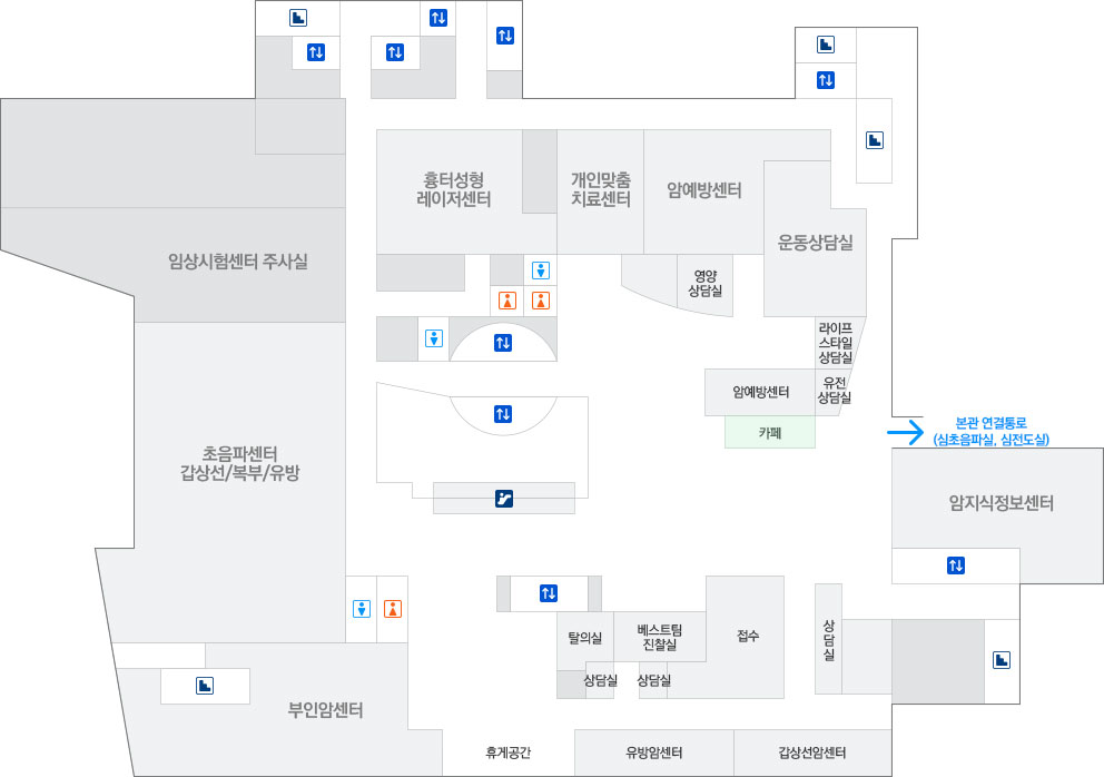 5층 원내 위치도